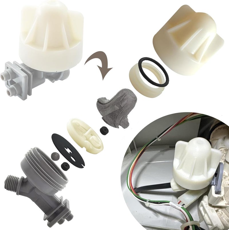 Dicsley 7187065 7253808 Water Softener Nozzle and Venturi Assembly Replaces 7187065, 7214969, 7165704, 7238450 and WS15X10027 - Image 3